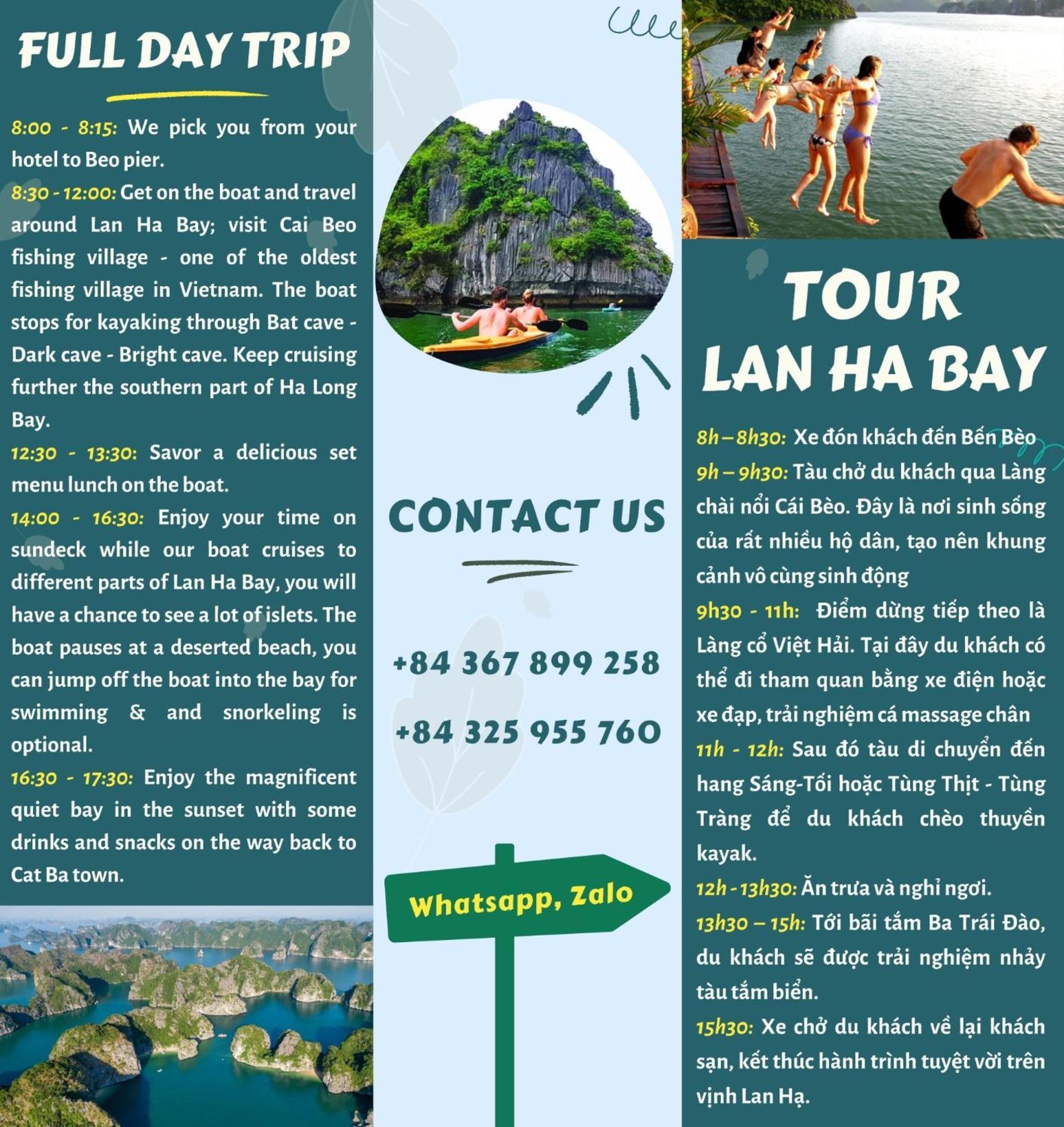 Domik Homestay - Cat Ba Dong Khe Sau Exteriér fotografie